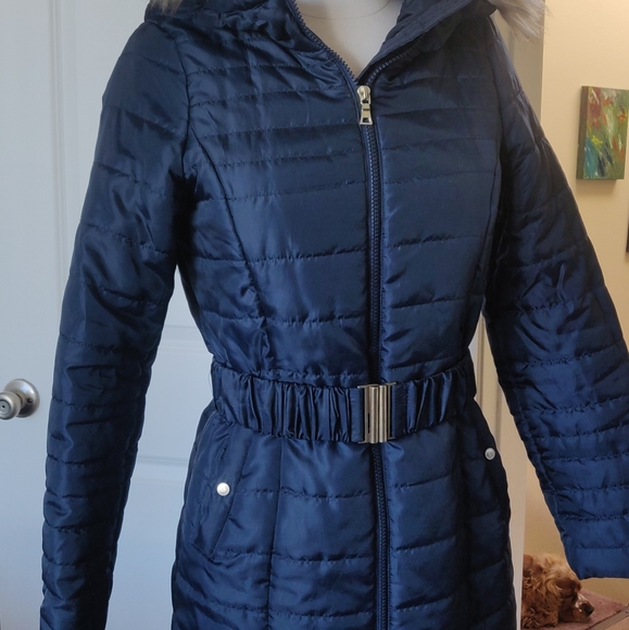 Vero Moda Puffer Jacket/Coat With Belt Size S & XS - Picture 10 of 12